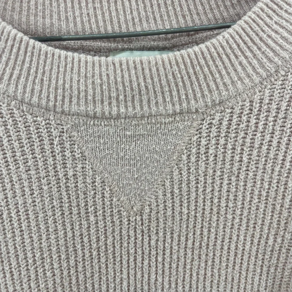 Aerie Oversized Ribbed Sweater Women M Pink Cozy Slouchy Side Slit Soft - Picture 3 of 10